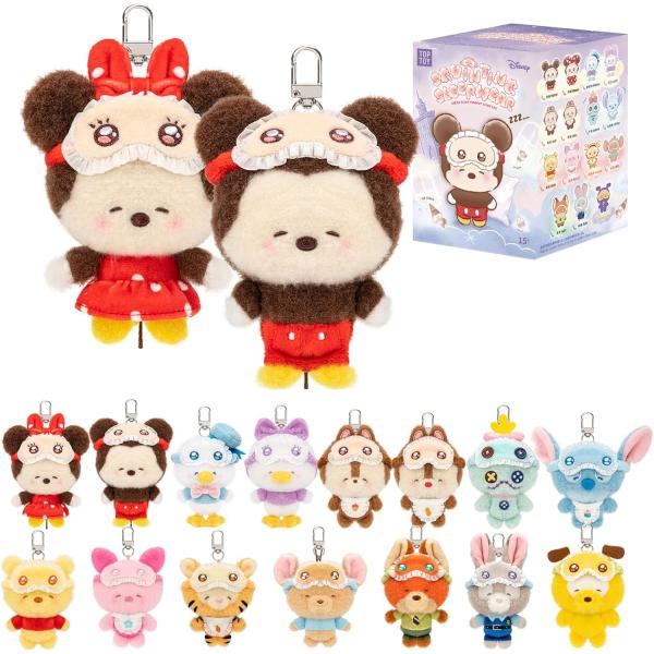 TOP TOY ディズニー(Disney) ミッキーファミリ「眠そう目」ぬいぐるみ シリーズ 【1ピ...