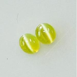 K18YG クリソベリル キャッツアイ ピアス : Jewellery SHIBATA - 通販