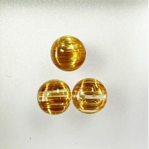 ルチルクォーツ　キャッツアイ　3個セット　6.06ct