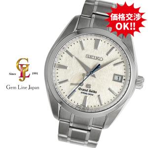 グランドセイコー SBGA011 雪白 スノーフレーク マスターショップ限定モデル 裏スケ チタン スプリングドライブ メンズ 時計