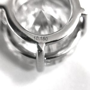 鑑付 大粒ダイヤモンド 10.18ct チェー...の詳細画像3