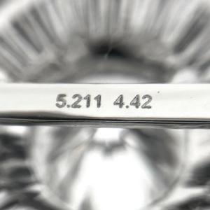 新品 大粒 ダイヤモンド 5.211ct I ...の詳細画像3