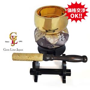 K18検定マーク付 おりん 一式 242.9g 峰石