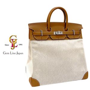 未使用 エルメス オータクロア 40 トワルコンビ シルバー金具 B刻印 ユニセックス ハンドバッグ