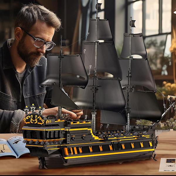 スパロウの海賊船　2868ピース　レゴ互換品　ブラックパール　ブロック　＃パイレーツ・オブ・カリビア...