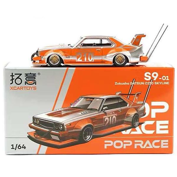 1/64　POPRACE　NISSAN　日産　SKYLINE　スカイライン　C210　旧車　竹槍マフ...