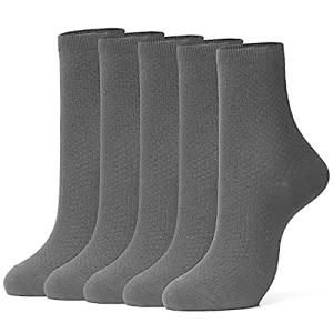 mujina ビジネスソックス 呼吸する 靴下 メンズ ビジネス 紳士 無地 5足セット 竹繊維 防臭 抗菌 通気 無地 クルーソックス ブラック