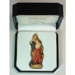 創業100年《レーピ》木彫り 聖母マリア像 20cm「ルネサンス」聖母子像