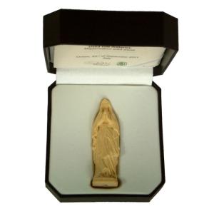 創業100年《レーピ》木彫り 聖母マリア像 20cm「ルネサンス」聖母子像