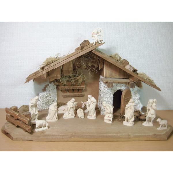 創業100年《レーピ》木彫り クリスマス人形 キリスト降誕セット（プレゼピオ）『ルパート』シリーズ ...