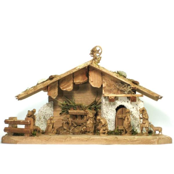 創業100年《レーピ》木彫り クリスマス人形 キリスト降誕セット（プレゼピオ）『ルパート』シリーズ ...