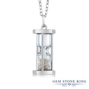 天然 ダイヤモンド ネックレス  砂時計 天然石 4月 誕生石 プレゼント 女性 ブランド