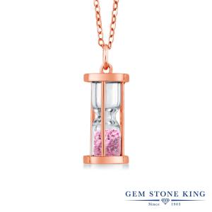 天然 ピンクダイヤモンド ネックレス 砂時計 ピンクゴールド 加工 ブランド