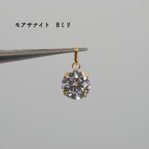 ローズカット6ミリモアサナイトPt900ピアス : ジェムストーン甲府