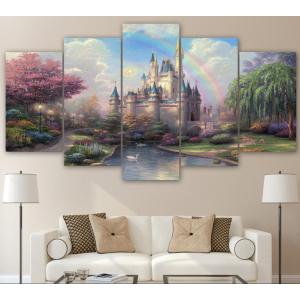 5枚セット 壁絵 壁掛け 絵画  喫茶店 アート モダン 絵