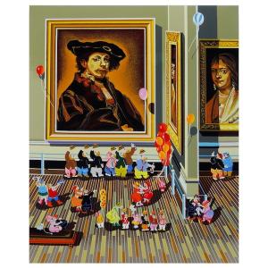 藤城清治【海の中のピアノ】限定500部／リトグラフ／版画／直筆サイン