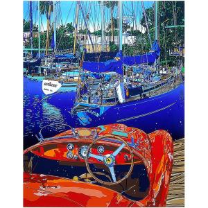 藤城清治【海の中のピアノ】限定500部／リトグラフ／版画／直筆サイン