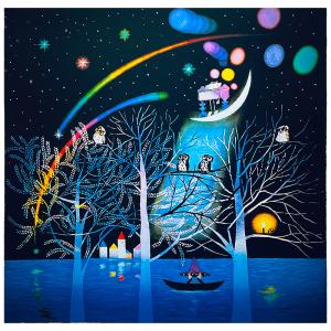 村上隆　「毎日大変だよ、のび太くん」(ポスター作品) おすわりドラえもん「毎日大変だよ、のび太くん」(ポスター作品) ED300