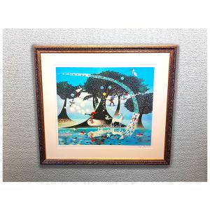 藤城清治【生きるよろこび】限定250部/リトグ...の詳細画像1