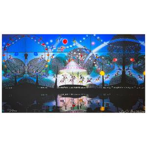 藤城清治【海の中のピアノ】限定500部／リトグラフ／版画／直筆サイン