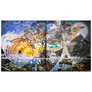 藤城清治【海の中のピアノ】限定500部／リトグラフ／版画／直筆サイン