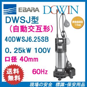 エバラ 樹脂製汚水・汚物用水中ポンプ 50DWVJ5．4B 0