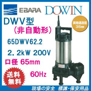 エバラ 樹脂製汚水・汚物用水中ポンプ 50DWV5．15A 0
