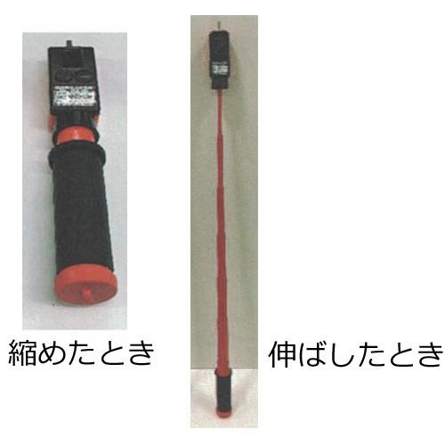 高圧低圧交流用検電器　ＨＳＳ−６Ｂ１　伸縮式音響発光式　AC80V〜7000V　長谷川電機工業