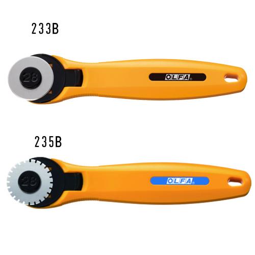 ロータリーカッター ミシン目 233B 235B オルファ OLFA 替刃 種類 手芸 布 裁断 裁...