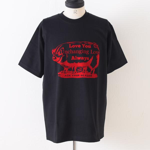 UNCHANGING LOVE アンチェンジングラブ UCL PIGS NOSE TEE BLK T...
