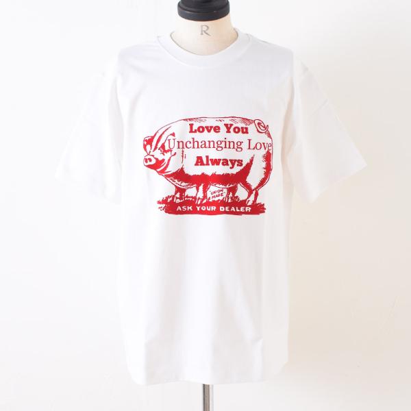 UNCHANGING LOVE アンチェンジングラブ UCL PIGS NOSE SS TEE WT...