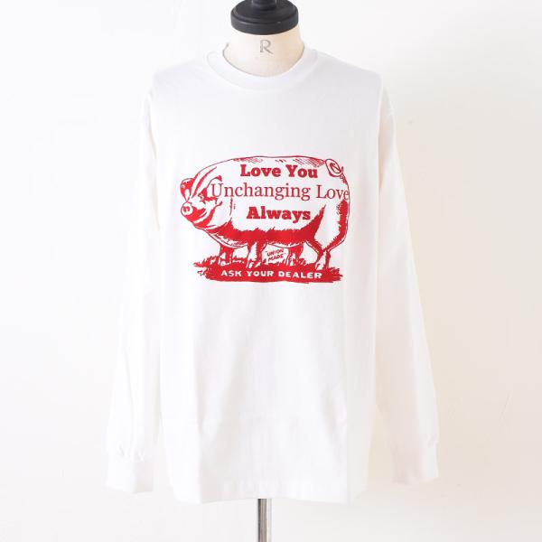UNCHANGING LOVE アンチェンジングラブ UCL PIGS NOSE LS TEE WT...