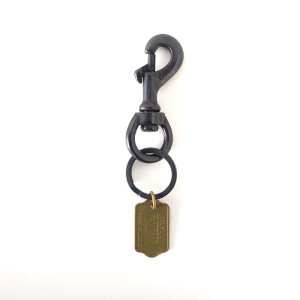 GLAD HAND グラッド ハンド スナップ キーホルダー ブラック ヴィンテージ SWIVEL ...