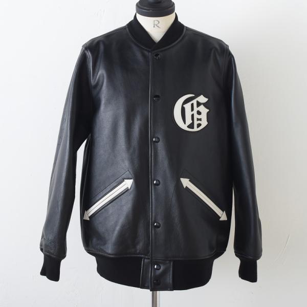 GANGSTERVILLE ギャングスタービル LOCOS - LEATHER JACKET BLK...
