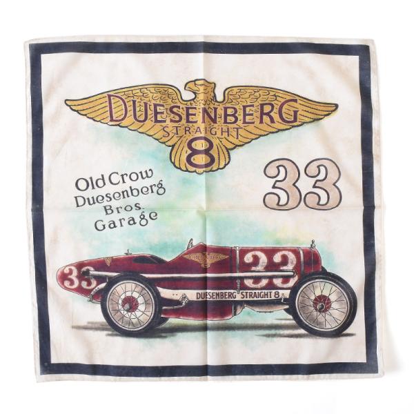 OLD CROW オールド クロウ DUSENBERG - BANDANA バンダナ GLAD HA...
