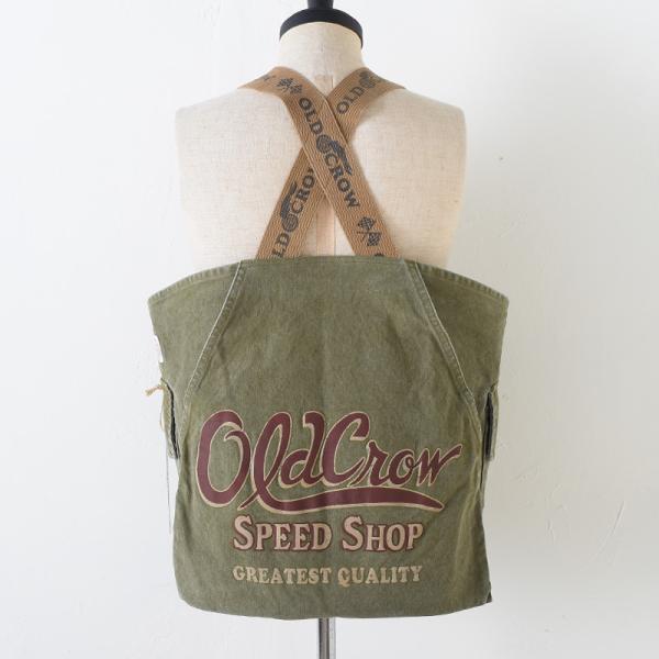 OLD CROW オールド クロウ CROW BRAND - TOOL VEST OLV ベスト G...