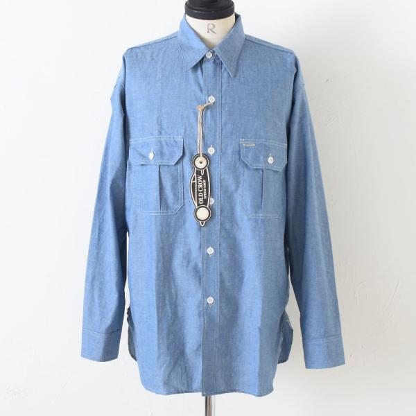 OLD CROW オールド クロウ CROW - L/S WORK SHIRTS IND シャンブレ...
