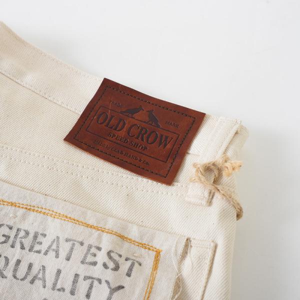 OLD CROW オールド クロウ OLD RODDER DENIM デニムパンツ IVORY GL...