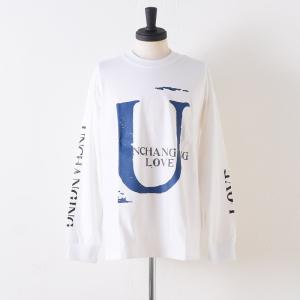 UNCHANGING LOVE アンチェンジングラブ UCL LS TEE SHIRT WHT 長袖Tシャツ ロンTEE  ホワイト  米コットン アメリカ製 Made in USA