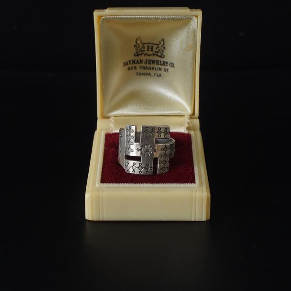 Vintage Whirling Log (卍) Spoon RING -C- シルバー ヴィンテー...
