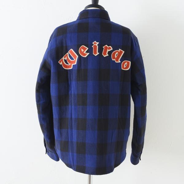 WEIRDO ウィア−ド Weirdo - L/S QUILTING CHECK SHIRTS BL...