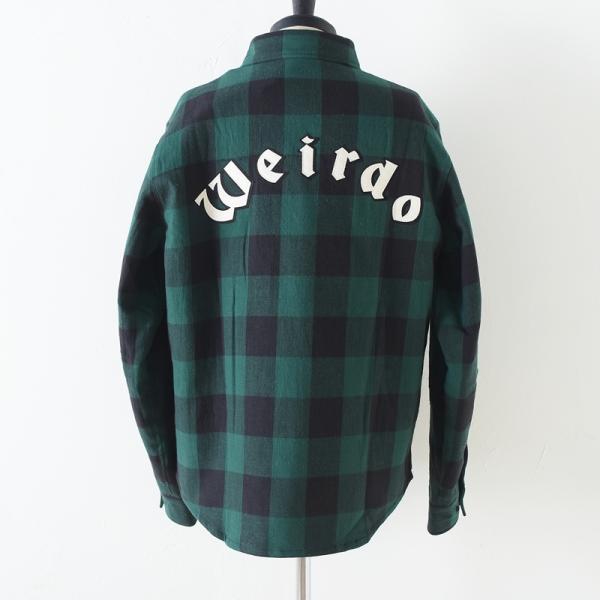 WEIRDO ウィア−ド Weirdo - L/S QUILTING CHECK SHIRTS GR...
