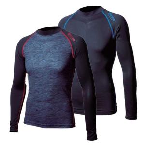 コンプレッション ウェア シャツインナー 夏冬兼用 おたふく JW-540 消臭 M L LL 工事 作業服 作業着 おしゃれ かっこいい スポーツ UVカット ボディータフネス