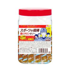 共親製菓 スポーツの相棒 塩ビタミンゼリー コーラ味 1kgボトルタイプ 約100本入｜genbanoaibou