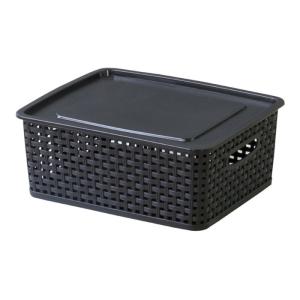 アミー ボックスS ブラック W36×D30×H13.5 az-lfs-691bk 送料無料 北欧 モダン 家具 インテリア ナチュラル テイスト 新生活 オススメ おしゃれ 後払い｜genco1