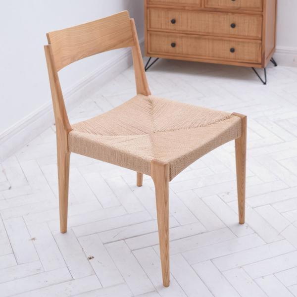 チェア ペーパーコード ブラウン ナチュラル W46×D56×H76×SH45 azu-ace-73...