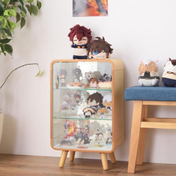 コレクションシェルフS ブラウン ナチュラル W36×D25×H60 取手含めず  azu-pt-6...