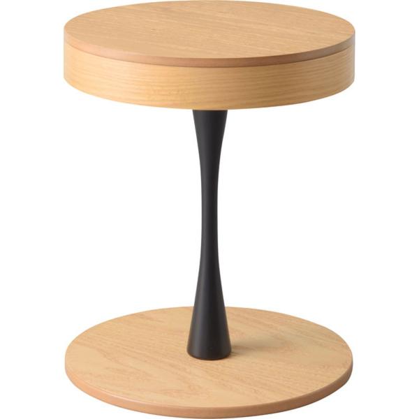 トレー サイドテーブル ナチュラル W40×D40×H49 サイドテーブル 収納付 モダン シンプル...