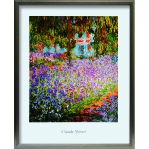 クロード モネ Claude Monet The Monet's garden at Giverny L SV 430x530x25mm ZFA-62367 bic-10116706s1 送料無料 北欧 モダン 家具 インテリア ナチュラ｜genco1