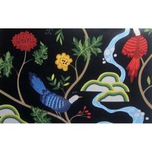 ファブリック 北欧アート scandinavian fabric panel boras Birdl...